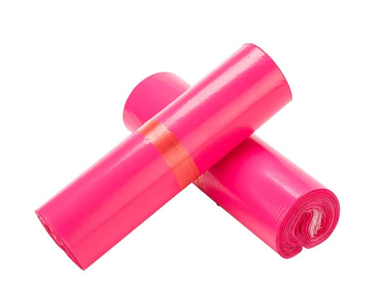 双塔玫红色快递袋-02